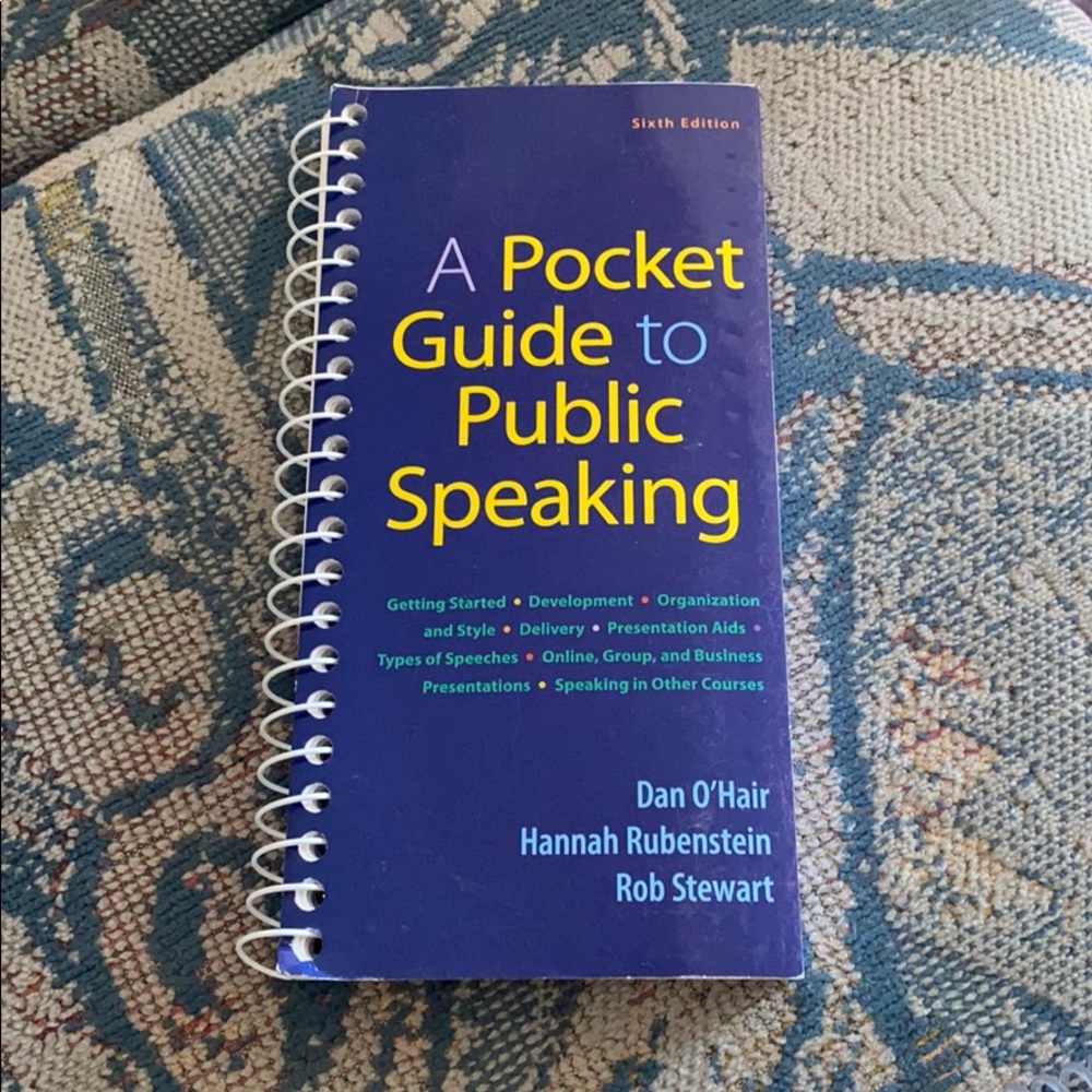 A pocket guide to public speaking